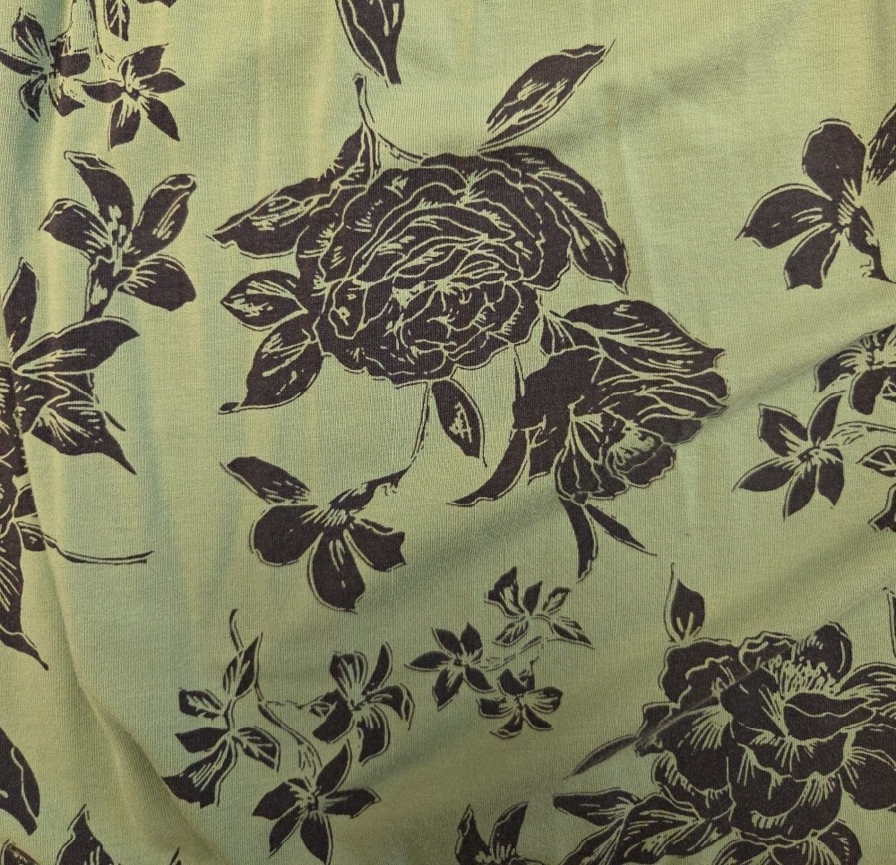 Navy & Teal Floral Nursing Dress - Picture 4 of 4